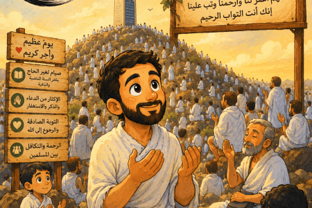 كاريكاتير “وقفة عرفات” لـ اتش بي سي نيوز