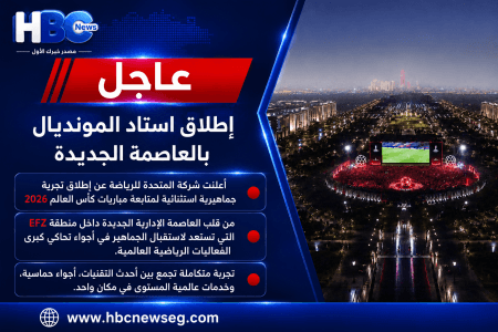 العاصمة الإدارية تتحول إلى وجهة جماهيرية عالمية لمتابعة مباريات كأس العالم 2026