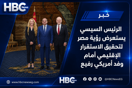 الرئيس السيسي يستعرض رؤية مصر لتحقيق الاستقرار الإقليمي أمام وفد أمريكي