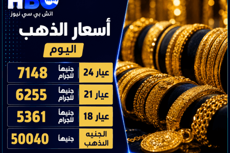 ارتفاع أسعار الذهب في مصر.. وعيار 21 يسجل 6255 جنيهًا