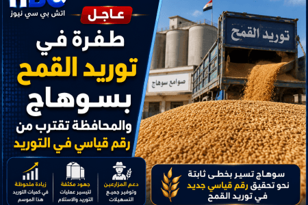 طفرة في توريد القمح بسوهاج والمحافظة تقترب من رقم قياسي في التوريد