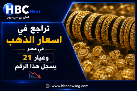 تراجع في أسعار الذهب بمصر وعيار 21 يسجل 6450 جنيهًا للجرام