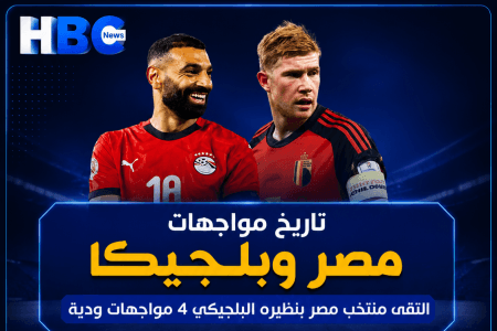 قبل المواجهة المرتقبة.. مصر تتفوق تاريخيًا على بلجيكا
