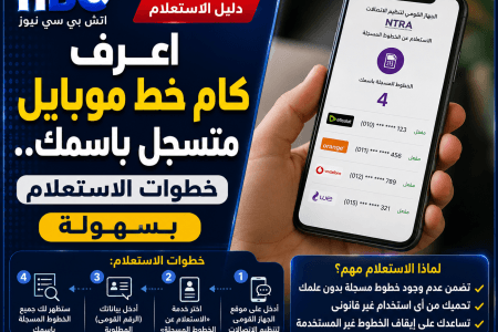 اعرف كام خط موبايل متسجل باسمك.. خطوات الاستعلام بسهولة
