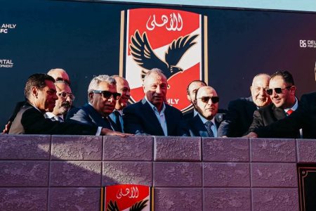 محافظ دمياط يشارك في وضع حجر أساس فرع النادي الأهلي بالمنصورة الجديدة