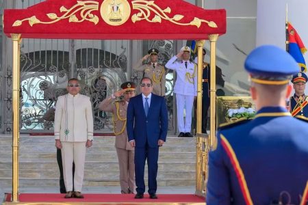 الرئيس السيسي يستقبل رئيس مدغشقر بقصر رئاسة العلمين لتوقيع اتفاقيات تعاون