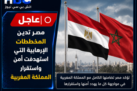 عاجل.. مصر تدين المخططات الإرهابية التي استهدفت أمن واستقرار المملكة المغربية