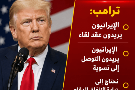 ترامب: الإيرانيون يريدون عقد لقاء والتوصل إلى تسوية