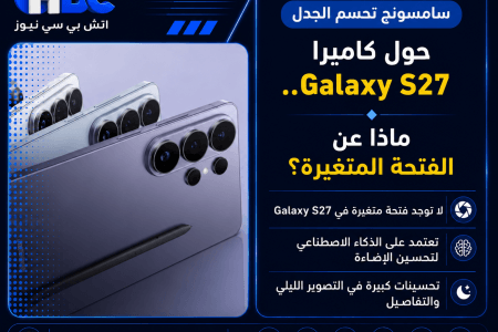 سامسونج تحسم الجدل حول كاميرا Galaxy S27.. ماذا عن الفتحة المتغيرة؟