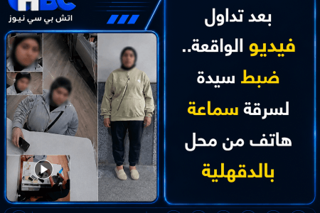 بعد تداول فيديو الواقعة.. ضبط سيدة لسرقة سماعة هاتف من محل بالدقهلية