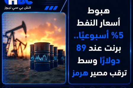 هبوط أسعار النفط 5% أسبوعيًا.. برنت عند 89 دولارًا وسط ترقب مصير هرمز