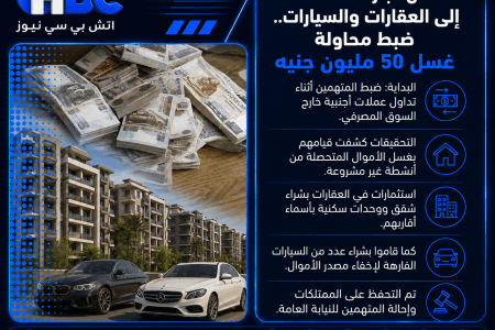 من تجارة العملة إلى العقارات والسيارات.. ضبط محاولة غسل 50 مليون جنيه