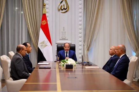 السيسي يتابع مشروعات النقل والموانئ.. تشغيل تجريبي للقطار السريع في سبتمبر