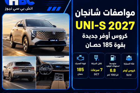 مواصفات شانجان UNI-S 2027.. كروس أوفر جديدة بقوة 185 حصان