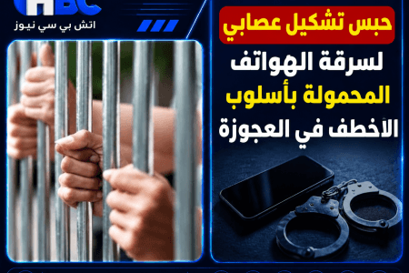 حبس تشكيل عصابي لسرقة الهواتف المحمولة بأسلوب الخطف في العجوزة