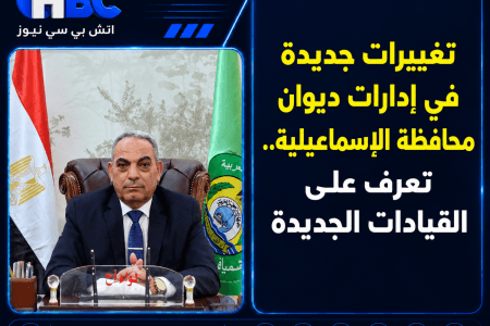 تغييرات جديدة في إدارات ديوان محافظة الإسماعيلية.. تعرف على القيادات الجديدة