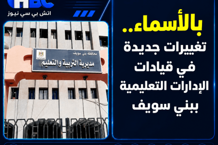 بالأسماء.. تغييرات جديدة في قيادات الإدارات التعليمية ببني سويف