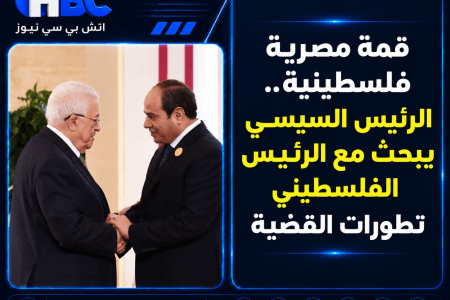 قمة مصرية فلسطينية.. الرئيس السيسي يبحث مع الرئيس الفلسطيني تطورات القضية