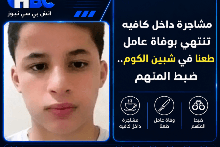 مشاجرة داخل كافيه تنتهي بوفاة عامل طعنًا في شبين الكوم.. ضبط المتهم