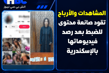 المشاهدات والأرباح تقود صانعة محتوى للضبط بعد رصد فيديوهاتها بالإسكندرية