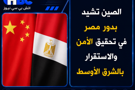الصين تشيد بدور مصر في تحقيق الأمن والاستقرار بالشرق الأوسط